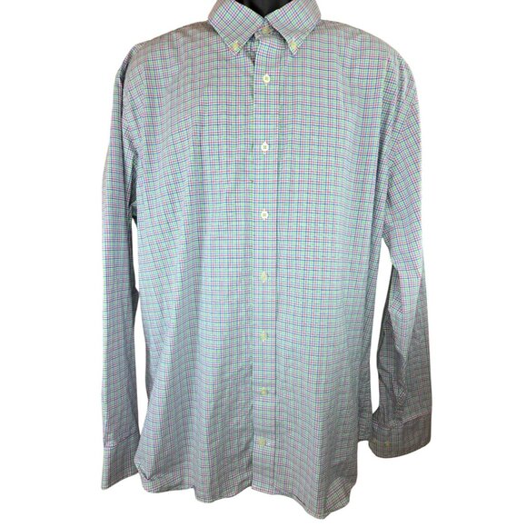 Southern Tide Mens Trim Fit Cotton Stretch Plaid Button-Down Shirt XXL - Picture 1 of 6